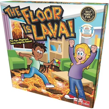 Floor is lava - Jeu de société - GOLIATH - A partir de 5 ans MARRON 1 - vertbaudet enfant 