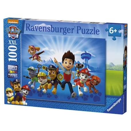 Puzzle Pat'Patrouille 100 pièces XXL - Ravensburger BLANC 2 - vertbaudet enfant 