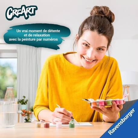 CreArt 30x40 cm - Cozy Cabana - Série B Numéro d'art - 00020276 - Dès 12 ans JAUNE 4 - vertbaudet enfant 