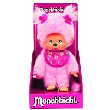 MONCHHICHI Peluche Pinky ROSE 3 - vertbaudet enfant 