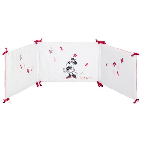 DISNEY Minnie Tour de lit - 40 x 180 cm BLANC 1 - vertbaudet enfant 