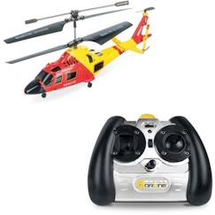 Jouet-Jeux d'imagination-Mondo Motors - Hélicoptère H22.0 - Rescue Ultradrone Télécommandé à Rayons Infrarouges - Gyroscope Intégré - 3 Canaux - 63711, Multi