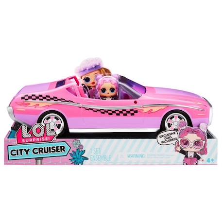 Véhicule City Cruiser L.O.L. Surprise - Inclus 1 poupée exclusive BLANC 1 - vertbaudet enfant 