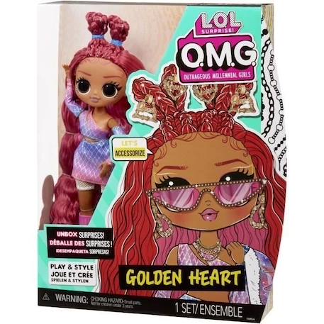 L.O.L. Surprise OMG Core Series 7- Golden Heart VIOLET 4 - vertbaudet enfant 