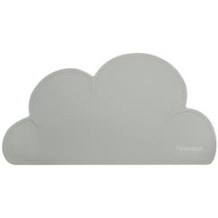 -Set de table en forme de nuage en silicone gris foncé