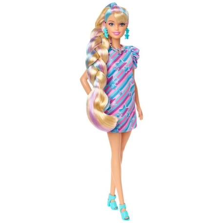 Barbie - Barbie Ultra-Chevelure Blonde - Poupée - 3 ans et + BLEU 1 - vertbaudet enfant 