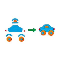 Jouet-Pâte à modeler - Circulation - Jouet pour enfant - Mixte - Bleu et orange