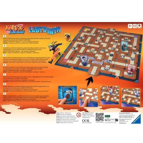 Labyrinthe Naruto - jeux de société - Naruto Shippuden - Dès 7 ans - Ravensburger BLANC 4 - vertbaudet enfant 