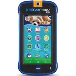-VTECH - Kidicom Max 3.0 - Portable enfant performant - 16 applications/jeux - 8 Go - Bleu