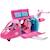 Barbie - L'Avion de Rêve avec mobilier et Rangement - Plus de 15 accessoires - 58cm - Dès 3 ans ROSE 1 - vertbaudet enfant 