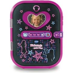 Agenda électronique VTECH Kidisecrets Selfie Music Noir avec lecteur MP3 pour filles de 6 à 12 ans  - vertbaudet enfant