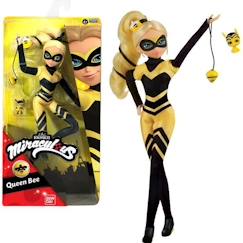 Jouet-Poupons et poupées-Poupons et accessoires-Miraculous Ladybug - Poupée mannequin 26 cm : Queen Bee - BANDAI