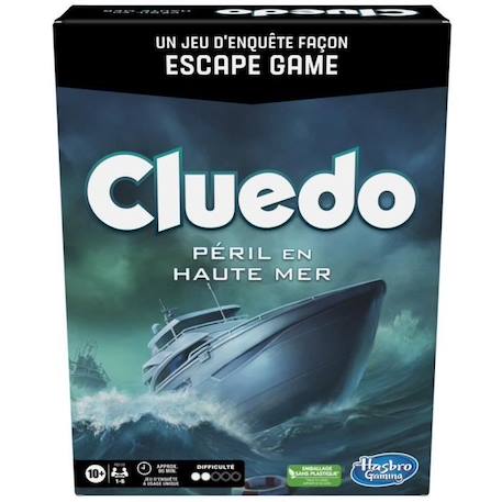 Cluedo Escape : Péril en haute-mer - Jeu de société stratégie BLANC 5 - vertbaudet enfant 