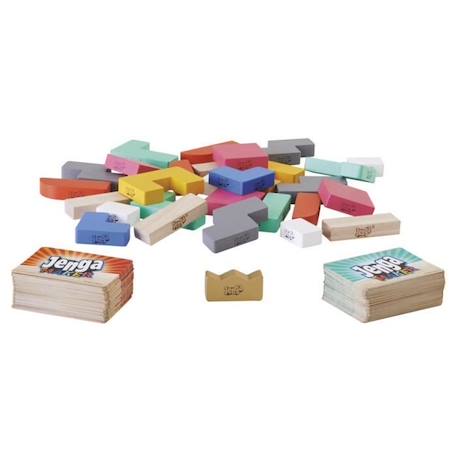 Jenga Maker, tour d'empilage avec blocs en bois massif véritable, jeu pour enfants, à partir de 8 ans, pour 2 à 6 joueurs VERT 2 - vertbaudet enfant 