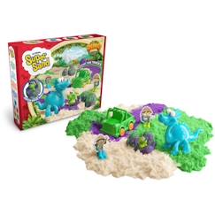 Super Sand Dinosaur Park - Jeu de sable à modeler - Multicolore - Vert - Pour Enfant de 3 ans et plus  - vertbaudet enfant