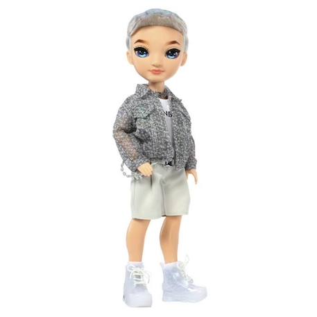 Rainbow High S23 Fashion Doll - Poupée 27 cm Aiden Russel (Amethyste) - 1 tenue, 1 paire de chaussures et des accessoires VIOLET 1 - vertbaudet enfant 