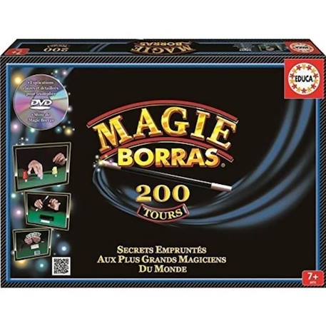 Kit de magie EDUCA Magie Borras 200 Tours - Formez-vous comme les meilleurs magiciens du monde NOIR 2 - vertbaudet enfant 
