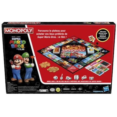 Monopoly Super Mario, le film - Jeu de plateau - A partir de 2 joueurs - Dès 8 ans ROUGE 6 - vertbaudet enfant 