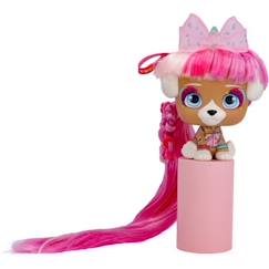 -Mini poupée VIP Pets - IMC TOYS - Bow Power Juliet - Cheveux extra longs - Accessoires inclus