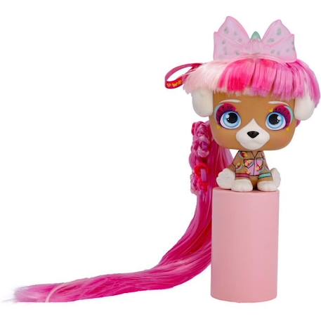 Mini poupée VIP Pets - IMC TOYS - Bow Power Juliet - Cheveux extra longs - Accessoires inclus ROSE 1 - vertbaudet enfant 
