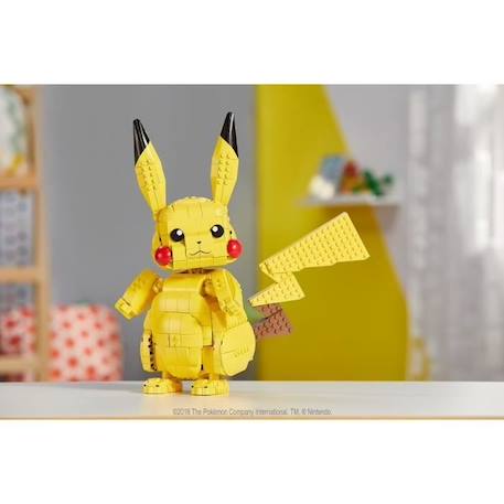 Mega Construx - Pokémon - Pikachu Géant - jouet de construction - 8 ans et + JAUNE 4 - vertbaudet enfant 