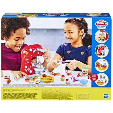 Play-Doh Kitchen Creations, Robot pâtissier, jouet de pâte à modeler avec accessoires de cuisine factices JAUNE 6 - vertbaudet enfant 