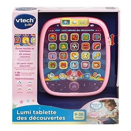 VTECH BABY - Lumi Tablette des Découvertes - Tablette Enfant Rose ROSE 3 - vertbaudet enfant 