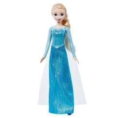 Jouet-Poupée Elsa Chantante - Disney Princess - La Reine des Neiges - Tenue Bleu Glacial - Pour Enfant de 3 Ans et +