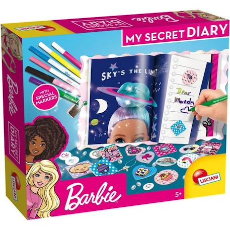 Journal à personnaliser - Barbie le journal secret - LISCIANI BLANC 1 - vertbaudet enfant 