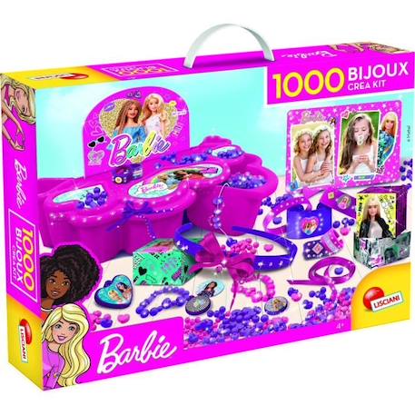 Kit bijoux - Barbie - LISCIANI - Perles, charms et pendentifs - Rose - Pour enfant ROSE 1 - vertbaudet enfant 