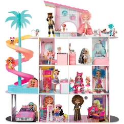 Jouet-Poupons et poupées-Poupons et accessoires-L.O.L. Surprise Maison de poupée en bois - Fashion House - 4 étages - H 120 cm