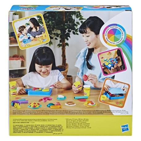 PLAY-DOH Kit du petit chef cuisinier, pâte à modeler, 14 accessoires de cuisine, jouets préscolaires JAUNE 4 - vertbaudet enfant 