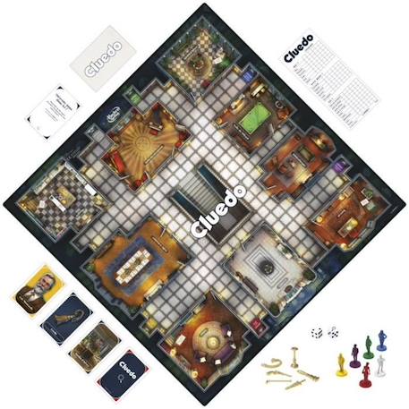 Cluedo Classic Refresh - Jeu de société de réflexion et stratégie - nouvelle version - Dès 8 ans BLANC 4 - vertbaudet enfant 