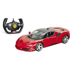 Jouet-Jeux d'imagination-Véhicule radiocommandé Ferrari SF90 Stradale MONDO MOTORS - Effets lumineux - chelle 1:14ème