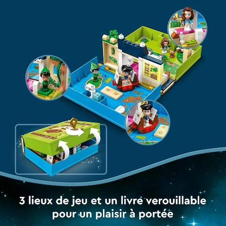 LEGO Disney 43220 Les Aventures de Peter Pan et Wendy dans un Livre de Contes BLANC 2 - vertbaudet enfant 