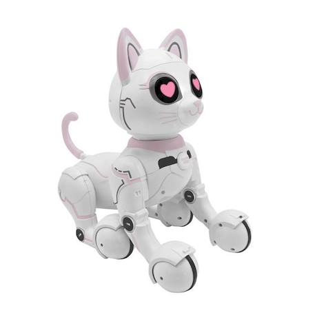 Robot chat Power Kitty - LEXIBOOK - Programmable, tactile, avec télécommande et contrôle gestuel BLANC 3 - vertbaudet enfant 