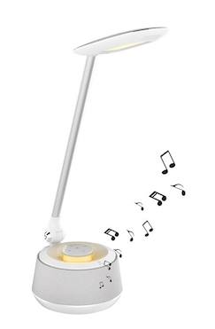 Linge de maison et décoration-Lampe de bureau avec lumières LED et enceinte Bluetooth®