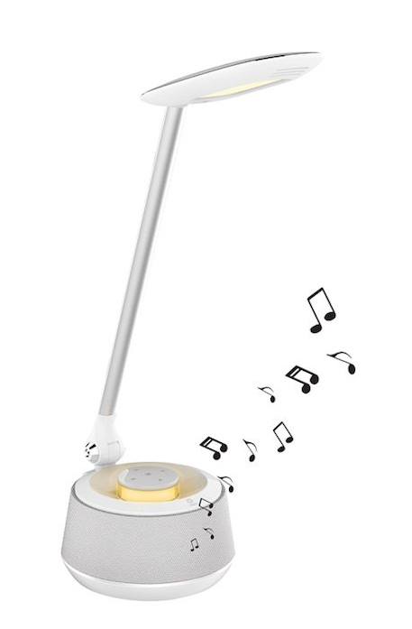 Lampe de bureau avec lumières LED et enceinte Bluetooth® BLANC 1 - vertbaudet enfant 