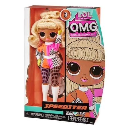 L.O.L. Surprise OMG HoS Doll S3 - Speedster ROSE 4 - vertbaudet enfant 