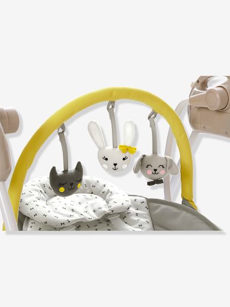 Balancelle avec arche de jeux Babyswing gris 5 - vertbaudet enfant 