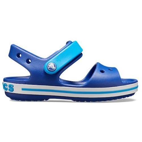Sandales enfant Crocs Crocband Relaxed Fit - Cerulean & Ocean Bleu BLANC+BLEU 5 - vertbaudet enfant 