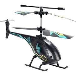 Jouet-Jeux d'imagination-Hélicoptère télécommandé AIR MAMBA - FLYBOTIC - Technologie infrarouge - 2 canaux - Noir et bleu