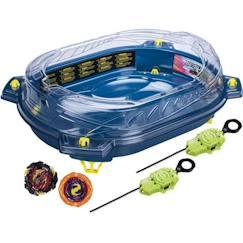 Beyblade Burst QuadStrike, set de combat Thunder Edge avec arène Beystadium, 2 toupies et 2 lanceurs, à partir de 8 ans  - vertbaudet enfant