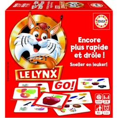 Jouet-Jeu de cartes Le Lynx - EDUCA - Rouge - Dessins animés et BD - Mixte