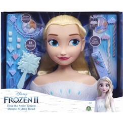 Jouet-Tête à Coiffer Deluxe La Reine des Neiges 2 - Elsa - Disney Princesses