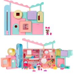 Jouet-Poupons et poupées-L.O.L. Surprise - Maison de poupée Squish Sand - Sable magique réutilisable - Pour poupées 7,5 cm
