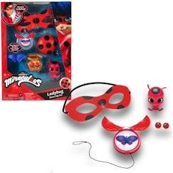 Jouet-Jeux d'imitation-Déguisements-BANDAI Miraculous Ladybug - Set de déguisement transformation Ladybug