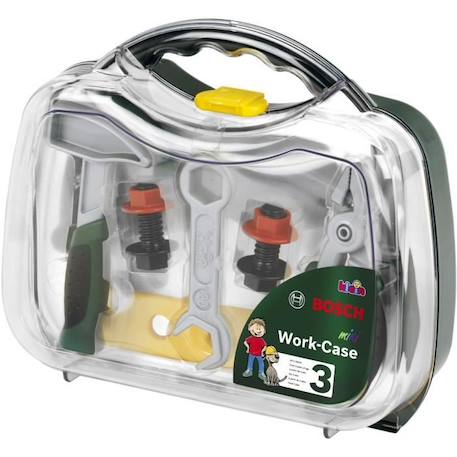 Mallette outils transparente Bosch avec accessoires - KLEIN - 8452 VERT 1 - vertbaudet enfant 