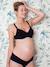 Soutien-gorge de grossesse et allaitement en coton bio et dentelle Biotiful Lace noir 2 - vertbaudet enfant 