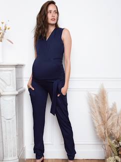 Vêtements de grossesse-Salopette, combinaison-Combinaison grossesse Trisha Tank ENVIE DE FRAISE